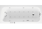 Vaňa s hydromasážou 160x70cm, Duravit Qatego, Combi-System E- Biela