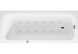 Vaňa s hydromasážou 170x70cm, Duravit Qatego, Air-System - Biela