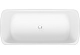 Vaňa 180x80cm, Duravit Qatego - Biely Matnéný