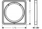 Objímku przedłużająca 5 mm, Hansgrohe ShowerSelect Comfort E - Zlatý Optyczny Leštený