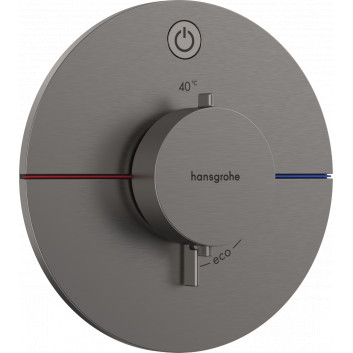 Batéria termostatická, podomietková do 1 prijímača, Hansgrohe ShowerSelect Comfort S - Bronz Szczotkowany