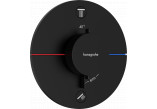 Batéria termostatická, podomietková do 2 prijímačov, Hansgrohe ShowerSelect Comfort S - Čierna Chróm Szczotkowany