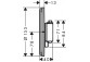 Batéria termostatická, podomietková, Hansgrohe ShowerSelect Comfort S - Čierna Chróm Szczotkowany
