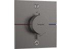 Batéria termostatická, podomietková do 2 prijímačov, Hansgrohe ShowerSelect Comfort E - Čierna Chróm Szczotkowany