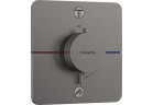 Batéria termostatická, podomietková do 2 prijímačov, Hansgrohe ShowerSelect Comfort Q - Čierna Chróm Szczotkowany