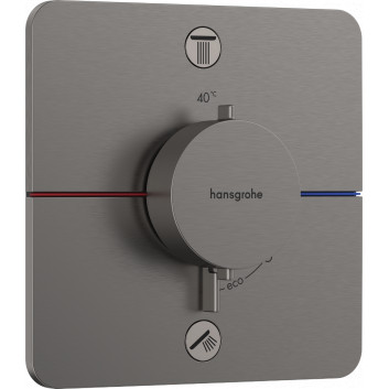 Batéria termostatická, podomietková do 2 prijímačov s integrovaným bezpečnostným systémom zgodnie z EN 1717, Hansgrohe ShowerSelect Comfort Q - Bronz Szczotkowany