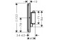 Batéria termostatická, podomietková do 2 prijímačov s integrovaným bezpečnostným systémom zgodnie z EN 1717, Hansgrohe ShowerSelect Comfort Q - Bronz Szczotkowany