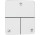 Ventil uzatvárací, podomietkový do 3 prijímačov, Hansgrohe ShowerSelect Comfort Q - Biely Matný