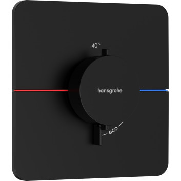 Batéria termostatická, podomietková, Hansgrohe ShowerSelect Comfort Q - Čierna Chróm Szczotkowany