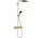 Sprchový set 260 1jet z ShowerTablet Select 400, Hansgrohe Pulsify S - Bronz Szczotkowany