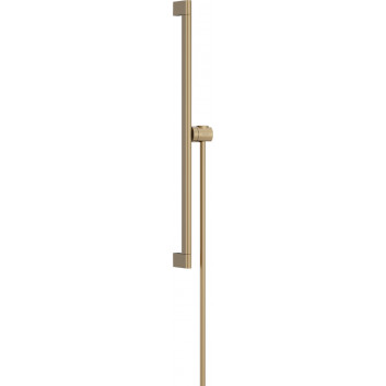 Sprchová tyč S Puro 65 cm z suwakiem EasySlide i hadicou przysznicowym Isiflex 160cm, Hansgrohe Unica - Chróm 