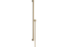 Sprchová tyč E Puro 90 cm z suwakiem EasySlide i hadicou przysznicowym Isiflex 160cm, Hansgrohe Unica - Bronz Szczotkowany