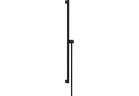 Sprchová tyč S Puro 90 cm z suwakiem EasySlide i hadicou przysznicowym Isiflex 160cm, Hansgrohe Unica - Čierna Matný