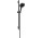 Sprchový set 130 3jet EcoSmart držák S Puro 65 cm PushSlider i tekstylnym hadicou sprchovým Designflex 160 cm, Hansgrohe Rainfinity - Čierna Chróm Szczotkowany