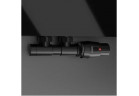 Ventil zespolony Komex Twins s termostatickou hlavicou, rohový, pravé - čierna lesklý