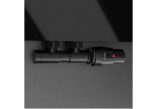 Ventil zespolony Komex Twins s termostatickou hlavicou, rohový, pravé - čierna lesklý