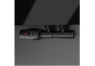 Ventil zespolony Komex Twins s termostatickou hlavicou, rohový, ľavé - čierna matnéný