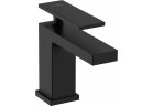 Páková umyvadlová batéria 80 CoolStart s umývadlovou výpusťou, Hansgrohe Tecturis E - Čierna Matný