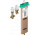 Súprava základný do 3 otvory 1 držiak baterii na okraj vane, sBox, Hansgrohe 