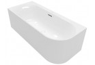 Vaňa prístenná pre montáž narożnego z ľavej stronie OVAL, 1700 x 750 mm, Villeroy & Boch, Loop & Friends - Weiss Alpin