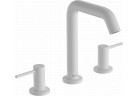 3-otvorová umyvadlová batéria 150 s umývadlovou výpusťou Push-Open, Hansgrohe Tecturis S - Biely Matný