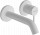Páková umyvadlová batéria nástenná, podomietková s výtokovým ramenom 16,5 cm, Hansgrohe Tecturis S - Biely Matný