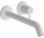 Páková umyvadlová batéria nástenná, podomietková s výtokovým ramenom 22,5 cm, Hansgrohe Tecturis S - Biely Matný