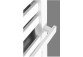 Radiátor Komex Agnes 74x50 cm - biely