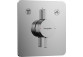 Batéria so zmiešavačom, podomietková do 2 prijímačov, Hansgrohe DuoTurn Q - Chróm 