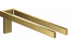 Dvojitý držák ručníku, AXOR Universal Rectangular - Zlatý Optyczny Leštený
