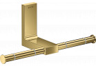 Dvojitý závěs toaletního papíru, AXOR Universal Rectangular - Zlatý Optyczny Leštený