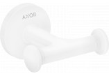 Dvojitý Háčik na uteráky, AXOR Universal Circular - Biely Matný