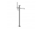 Batérie voľne stojaca na podlahu Gessi Anello, 2 výstupy vody, Sprchový set - Black Kov Brushed PVD