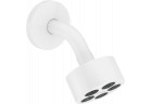 Horná sprcha 75 1jet EcoSmart so so sprchovým ramiehovacím ramenom, AXOR One - Biely Matný 