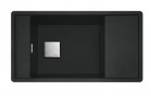 Drez wbudowywany Franke Fresno FSG 611-88 Fragranit, 88x50cm - čierna matnéný