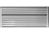 Radiátor vodorovný, Komex Lena, 50x100 cm - Biely