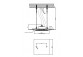 Horná sprcha 35x35cm pre montáž w suficie podwieszanym, Gessi Minimali - 238 Oceľ lustrzana 