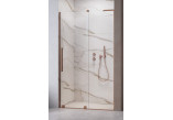 Dverí sprchové Radaway Furo SL Brushed Copper DWJ 120cm, ľavé, sklo číre, profil miedź szczotkowana