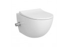Závesné wc WC Vitra Sento s funkciou bidetu 54cm + sedátko - biela
