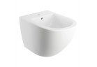 Závesný bidet, 49x37 cm, Omnires Ottawa - Biely matnéný
