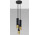 Lampa Závěsná Sollux Ligthing LOOPEZ 3P , GU10 3x40W, 3x12W LED, čierna/zlatý