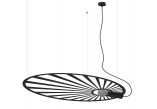 Lampa Závěsná Sollux Lighting LEHDET, ,E27 1x60W, 1x15W LED , čierna