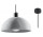 Lampa Závěsná Sollux Ligthing PABLITO, E27 1x40W,1x15W LED, szara