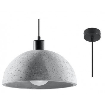 Lampa Závěsná Sollux Ligthing LOOPEZ 1, GU10 40W, čierna/zlatý