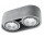 Plafon Sollux Ligthing BASIC 2, GU10/ES111 2x40W, 2x12W LED, šedý
