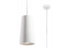 Lampa Závěsná Sollux Lighting GULCAN keramický,E27 1x60W, 1x15W LED, biela
