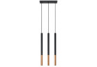 Lampa Závěsná Sollux Lighting MOZAICA 3L, G9 3x12W LED, čierna/miedź