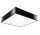 Plafon Sollux Lighting HORUS 55, E27 4x60W, 4x15W LED, čierna