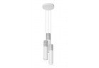 Lampa Závěsná Sollux Ligthing BORGIO 3P, GU10 3x40W, 3x12W LED, biela