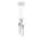 Lampa Závěsná Sollux Ligthing BORGIO 3P, GU10 3x40W, 3x12W LED, biela